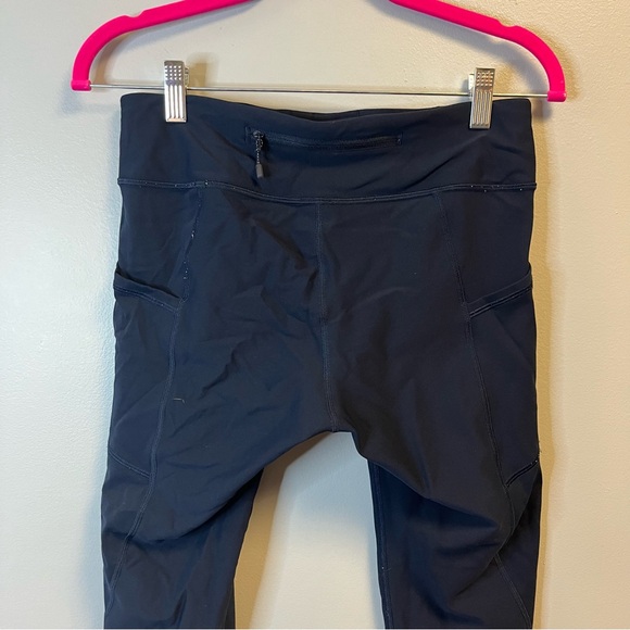 Lululemon Tight Stuff Tight II *25" in Midnight Navy Sz 8 GUC (Pilling) Workout - Picture 14 of 16